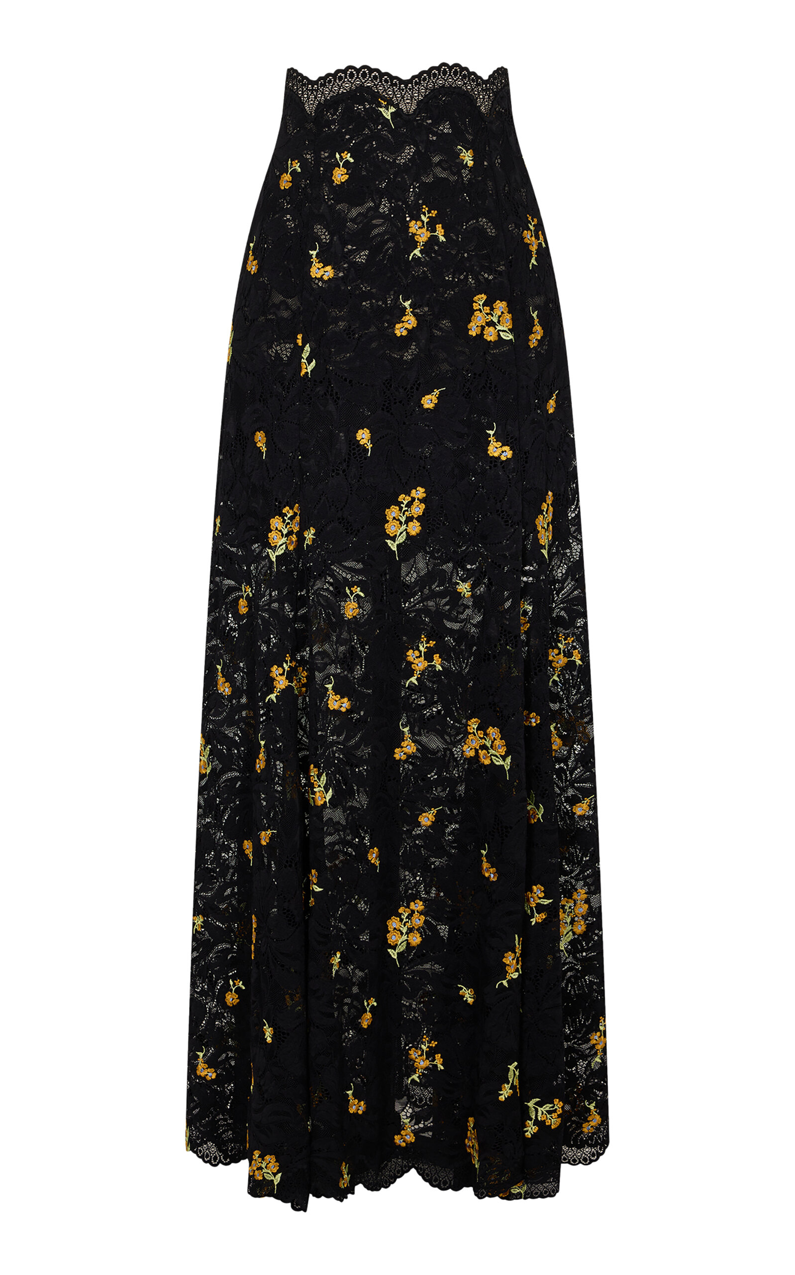 Rabanne Rabanne Floral Embroidered Maxi Skirt