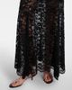 Rabanne Rabanne Floral lace maxi skirt - 5