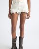 Rabanne Rabanne Fringe Cutoff Denim Shorts - 1