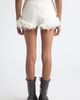 Rabanne Rabanne Fringe Cutoff Denim Shorts - 3