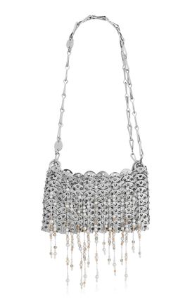 Rabanne Rabanne Fringed Brass Shoulder Bag