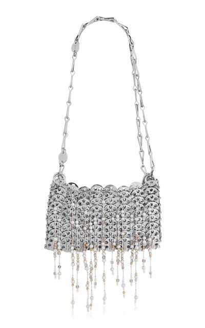 Rabanne Rabanne Fringed Brass Shoulder Bag