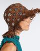 Rabanne Rabanne Fringed studded raffia bucket hat - 5