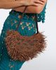 Rabanne Rabanne Fringed studded raffia shoulder bag - 2