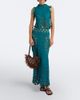 Rabanne Rabanne Fringed studded raffia shoulder bag - 5