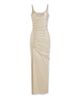 Rabanne Rabanne Gathered Lurex Maxi Dress - 1