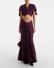 Rabanne Rabanne Gathered satin maxi skirt - 2