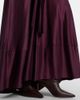 Rabanne Rabanne Gathered satin maxi skirt - 4