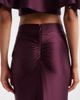 Rabanne Rabanne Gathered satin maxi skirt - 5