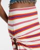 Rabanne Rabanne Gathered striped cotton-blend maxi skirt - 4