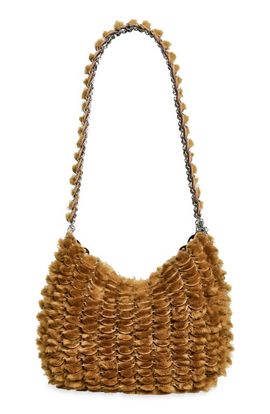 Rabanne Rabanne Genuine Shearling Shoulder Bag