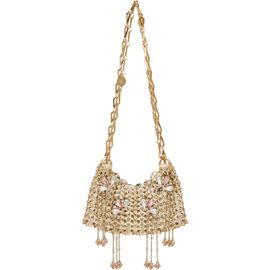 Rabanne Rabanne Gold Signature Jewels 1969 Nano Bag