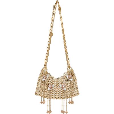 Rabanne Rabanne Gold Signature Jewels 1969 Nano Bag