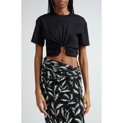 Rabanne Rabanne Hardware Detail Cotton T-Shirt