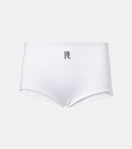 Rabanne Rabanne High-rise cotton briefs