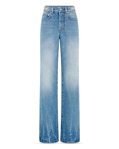 Rabanne Rabanne High Rise Straight Jeans in Denim Stone