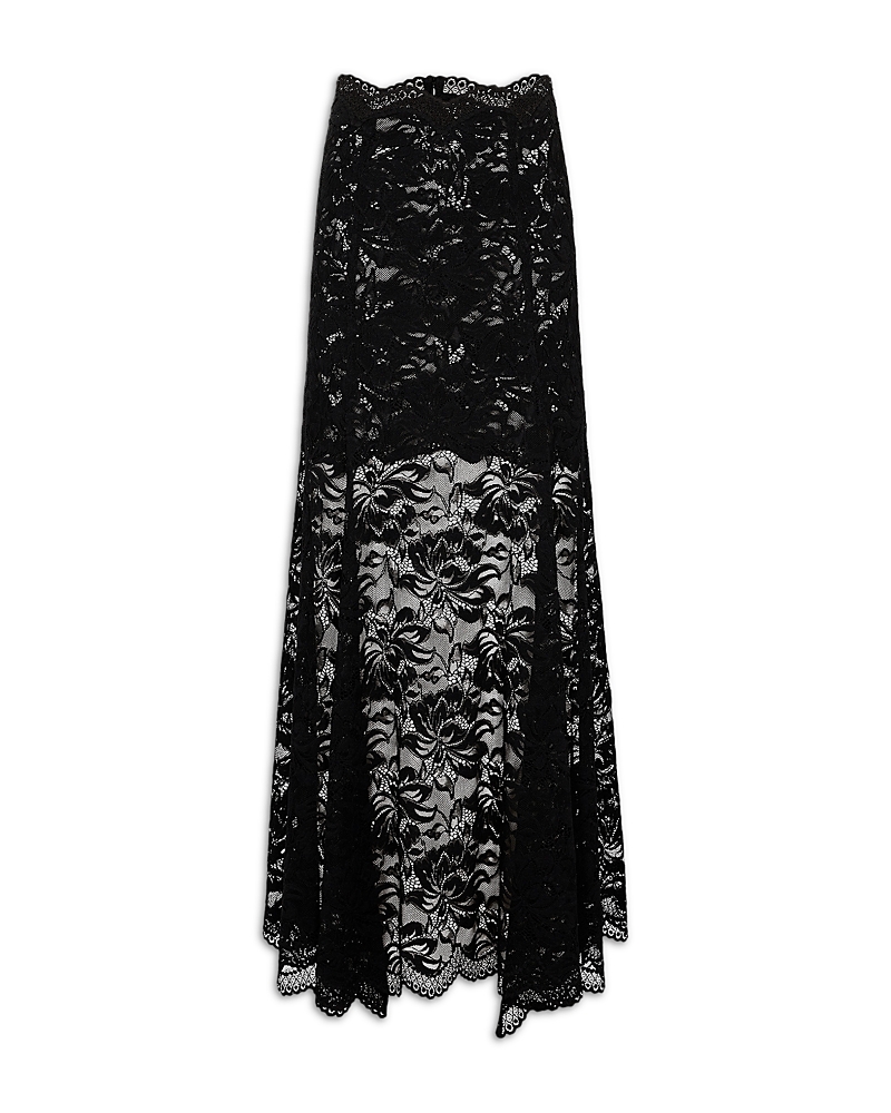 Rabanne Rabanne Jupe Lace Maxi Skirt