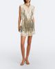 Rabanne Rabanne Lace-trimmed chainmail miniskirt - 2
