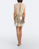 Rabanne Rabanne Lace-trimmed chainmail miniskirt - 5