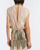 Rabanne Rabanne Lace-trimmed chainmail top - 6
