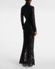 Rabanne Rabanne Lace-trimmed maxi dress - 3