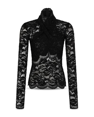 Rabanne Rabanne Lace Long Sleeve Top