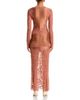 Rabanne Rabanne Lace Trim Maxi Dress - 4