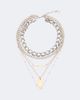 Rabanne Rabanne Layered chain necklace - 1