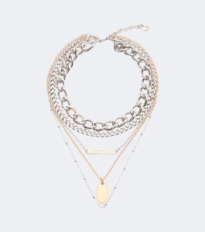 Rabanne Rabanne Layered chain necklace