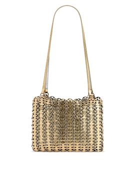 Rabanne Rabanne Leather & Metal Disc Shoulder Bag
