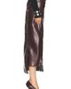 RABANNE RABANNE Leather & Sequin Skirt - 3