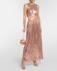 Rabanne Rabanne Metallic mesh maxi skirt - 2
