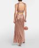 Rabanne Rabanne Metallic mesh maxi skirt - 3