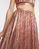 Rabanne Rabanne Metallic mesh maxi skirt - 4