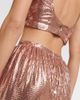Rabanne Rabanne Metallic mesh maxi skirt - 6