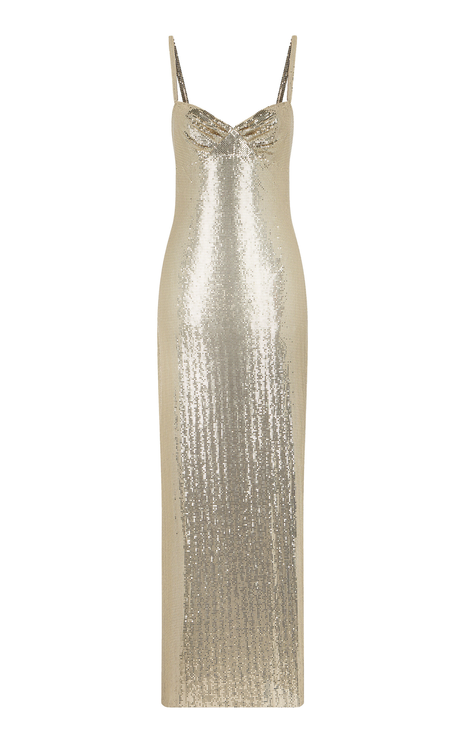 Rabanne Rabanne Metallic Slip Dress