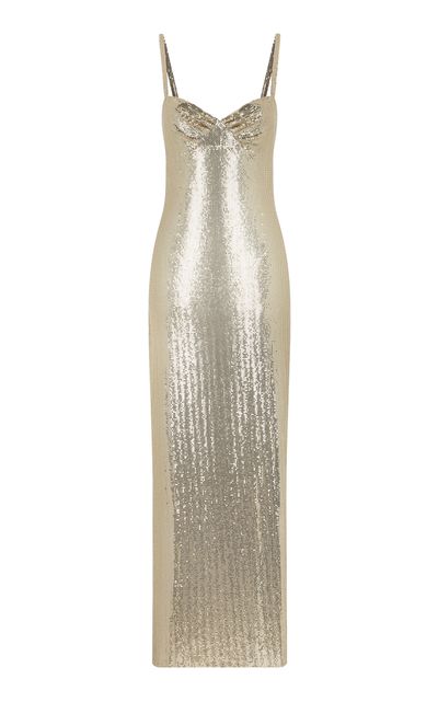 Rabanne Rabanne Metallic Slip Dress