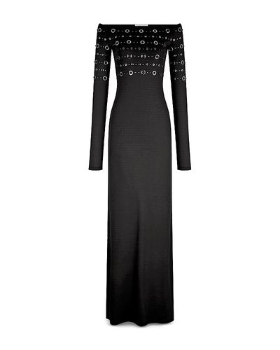Rabanne Rabanne Off-the-Shoulder Maxi Dress
