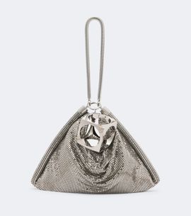 Rabanne Rabanne Pixel Tube chainmail pouch