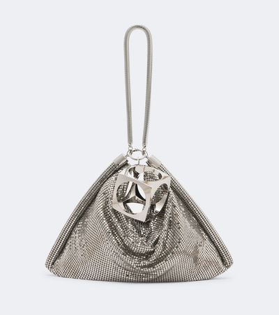 Rabanne Rabanne Pixel Tube chainmail pouch