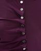 rabanne rabanne Pleated Jersey Satin Mini Dress Magenta Purple - 6