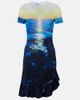 Rabanne Rabanne Printed ruffled minidress - 1