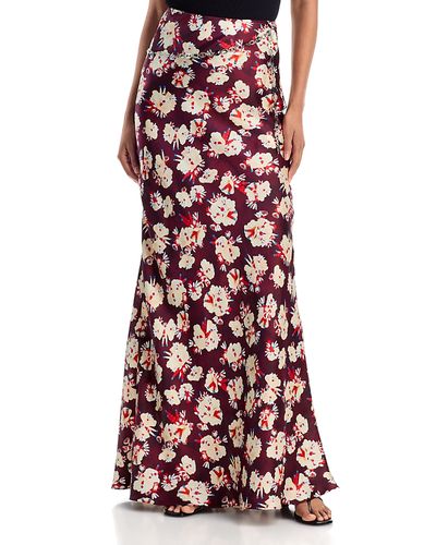 Rabanne Rabanne Printed Silk Skirt