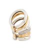 rabanne rabanne Punk Two-Tone XL Link Ear Cuff Gold/Silver One - 1