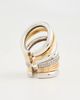rabanne rabanne Punk Two-Tone XL Link Ear Cuff Gold/Silver One - 2