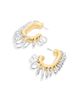 Rabanne Rabanne Punk Xl Link Two Tone Hoop Earrings - 2