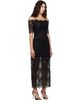 Rabanne Rabanne Purple Layered Lace Midi Dress - 2