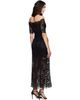 Rabanne Rabanne Purple Layered Lace Midi Dress - 3