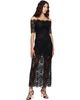 Rabanne Rabanne Purple Layered Lace Midi Dress - 4