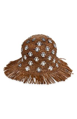 Rabanne Rabanne Raffia Bucket Hat